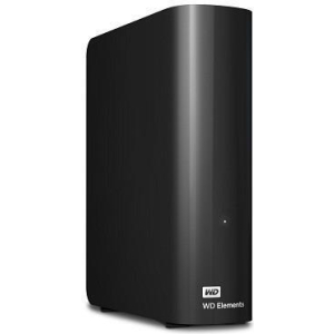 External HDD WESTERN DIGITAL Elements Desktop 8TB USB 3.0 Drives 1 Black WDBWLG0080HBK-EESN