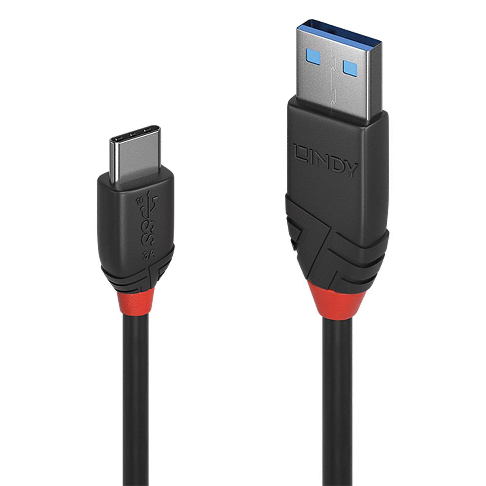 CABLE USB3.2 A-C 1M/BLACK 36916 LINDY - Image 2