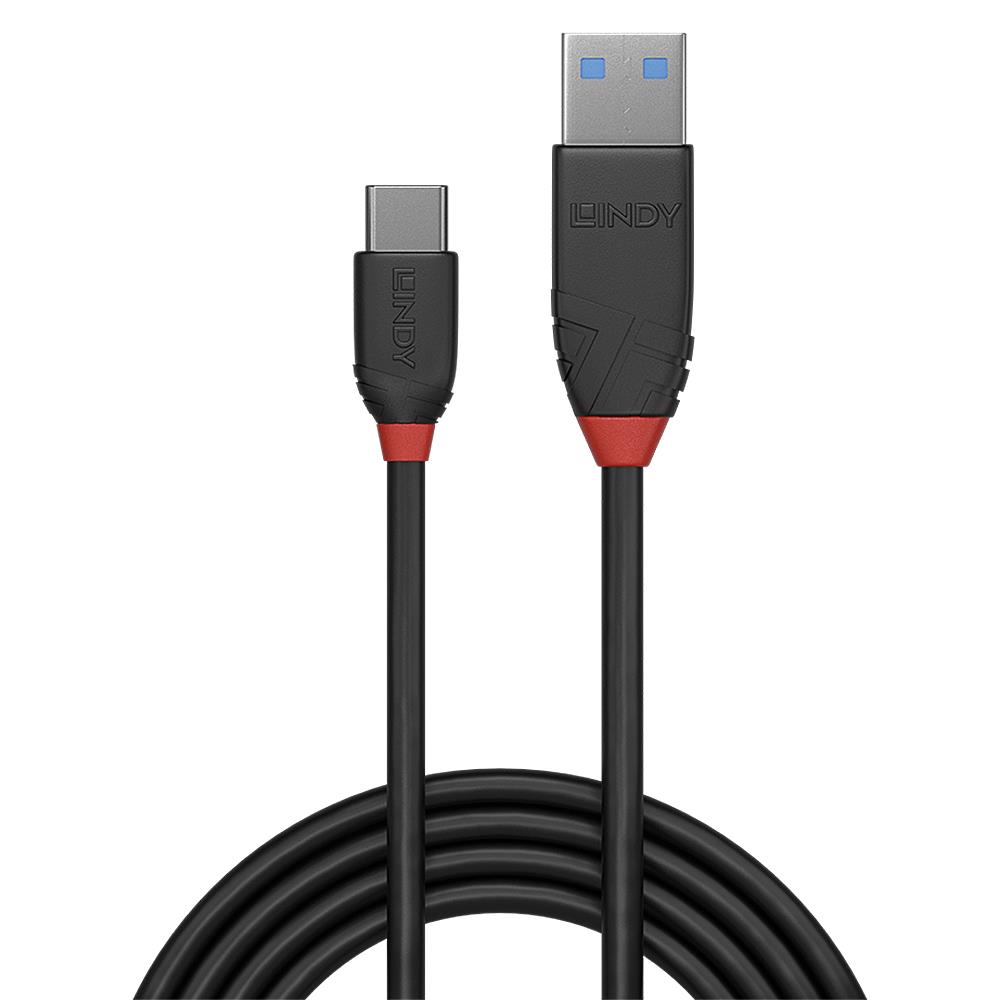 CABLE USB3.2 A-C 0.5M/BLACK 36915 LINDY - Image 2