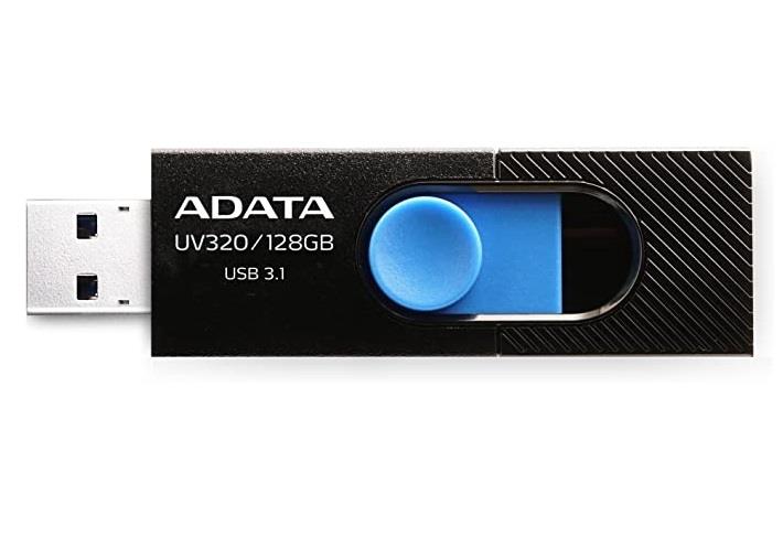 MEMORY DRIVE FLASH USB3 128GB/BLACK AUV320-128G-RBKBL ADATA - Image 2