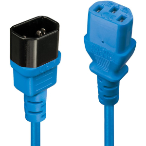 CABLE POWER IEC EXTENSION 2M/BLUE 30472 LINDY