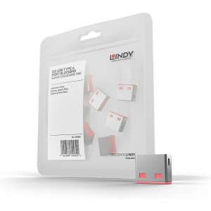 USB PORT BLOCKER 10PACK/PINK 40460 LINDY