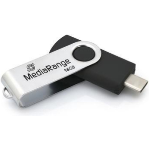 MEMORY DRIVE FLASH USB-C 16GB/MR1951 MEDIARANGE