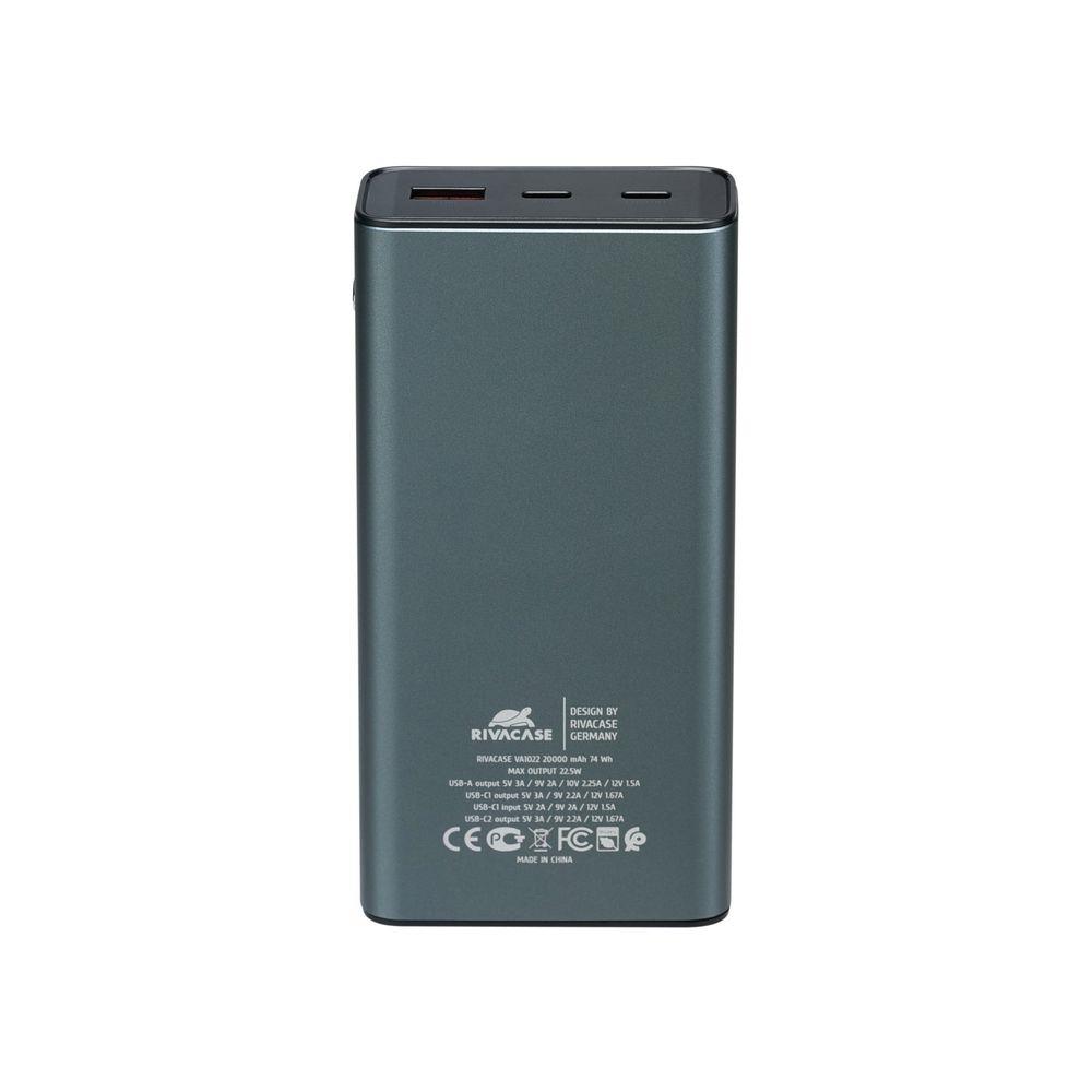 POWER BANK USB 20000MAH/VA1022 RIVACASE - Image 3