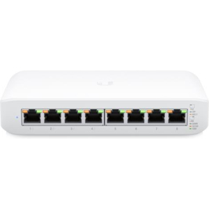 Switch UBIQUITI Lite 8 PoE Type L2 Desktop/pedestal 8x10Base-T / 100Base-TX / 1000Base-T PoE+ ports 4 USW-LITE-8-POE