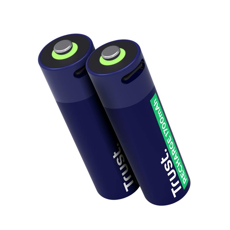 BATTERY RECH. LI-ION AA 1.5V/1700MAH USB-C 2P 25584 TRUST - Image 2