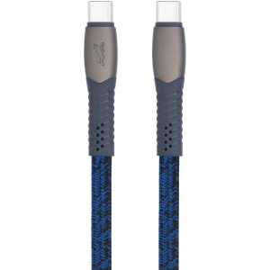 CABLE USB-C TO USB-C 1.2M/BLUE PS6105 BL12 RIVACASE