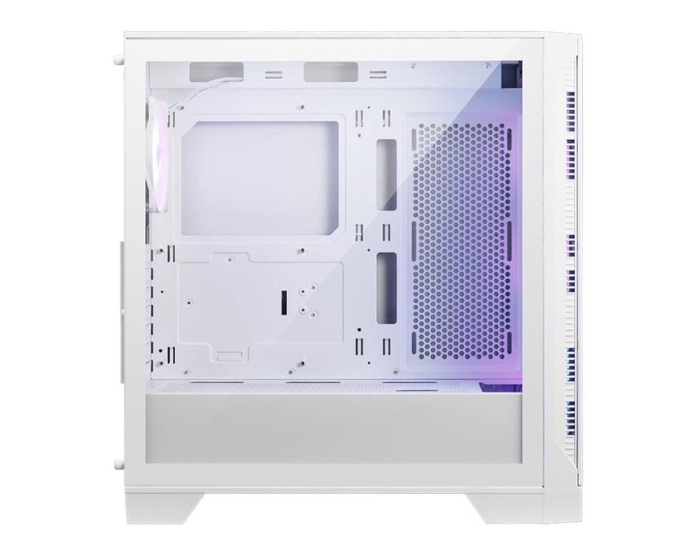 Case MSI MAG FORGE 320R AIRFLOW MidiTower Case product features Transparent panel ATX MicroATX MiniITX Colour White MAGFORGE320RAIRFLOWWH - Image 2