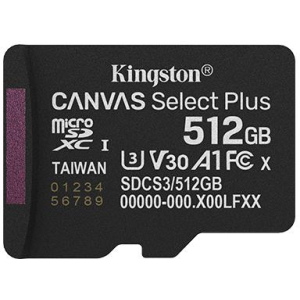 MEMORY MICRO SDXC 512GB UHS-I/SDCS3/512GBSP KINGSTON