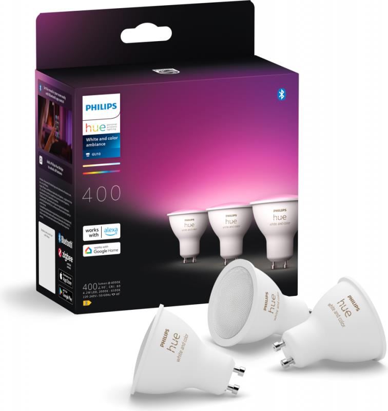 Smart Light Bulb PHILIPS Power consumption 4.2 Watts Luminous flux 400 Lumen 6500 K Bluetooth/ZigBee Beam angle 40 degrees 929003666503 - Image 2
