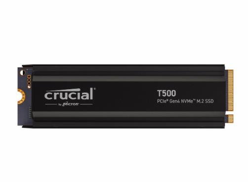 SSD CRUCIAL T500 4TB M.2 PCIe Gen4 NVMe 3D NAND Write speed 6900 MBytes/sec Read speed 7000 MBytes/sec TBW 2400 TB CT4000T500SSD5