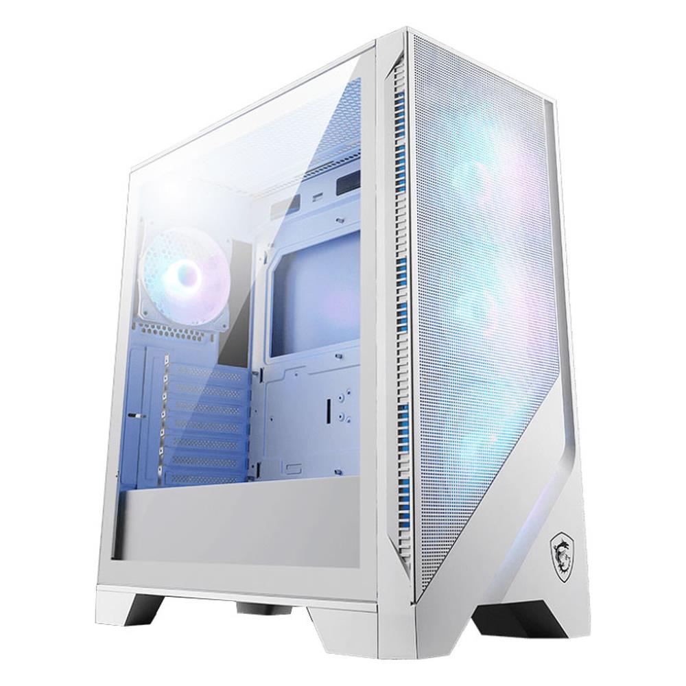 Case MSI MAG FORGE 320R AIRFLOW MidiTower Case product features Transparent panel ATX MicroATX MiniITX Colour White MAGFORGE320RAIRFLOWWH