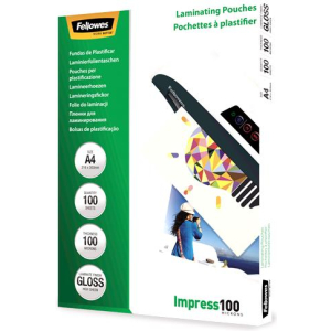 LAMINATOR POUCH GLOSSY/A4 100 100PCS 5351111 FELLOWES