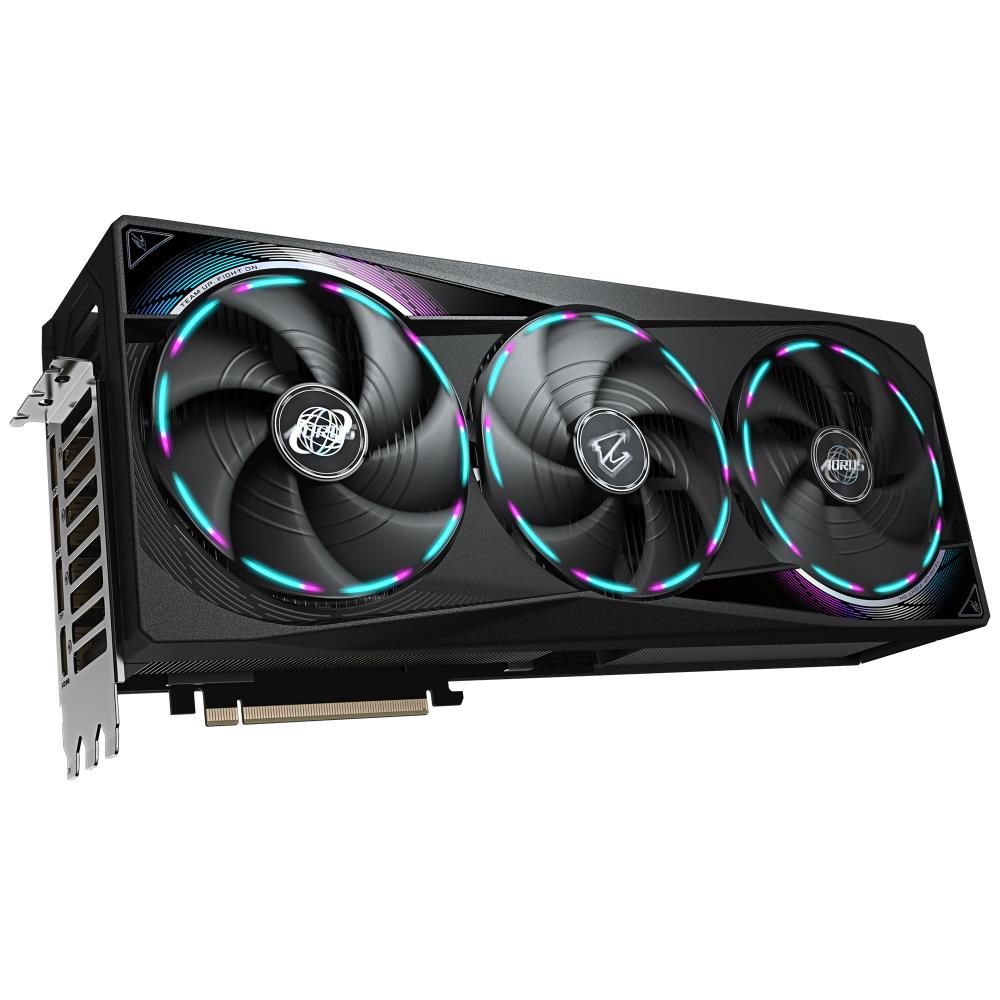 Graphics Card GIGABYTE NVIDIA GeForce RTX 5080 16 GB GDDR7 256 bit PCIE 5.0 16x GPU 2617 MHz Dual Slot Fansink 1xHDMI 3xDisplayPort GV-N5080AORUSM-16GD1.0 - Image 3
