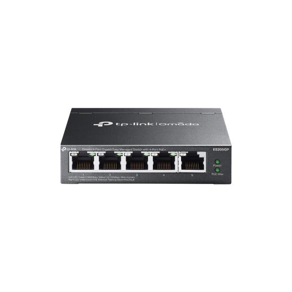 Switch TP-LINK Desktop/pedestal 5x10Base-T / 100Base-TX / 1000Base-T PoE ports 4 ES205GP