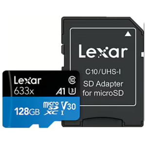 MEMORY MICRO SDXC 128GB UHS-I/W/A LMSBLPL128G-BNANG LEXAR