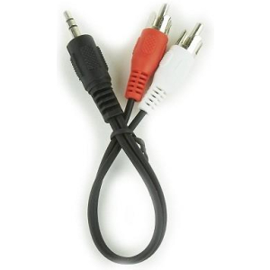 CABLE AUDIO 3.5MM TO 2RCA 0.2M/CCA-458/0.2 GEMBIRD