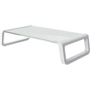 MONITOR ACC STAND MONTA/GLASS WHT 25351 TRUST