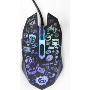 MOUSE USB OPTICAL BLACK/MUS-6B-GRAFIX-01 GEMBIRD