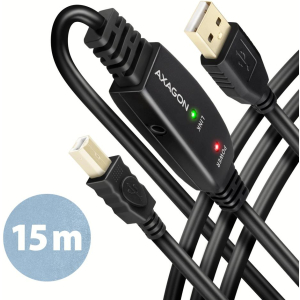 CABLE USB2.0 A-M/B-M ACTIVE/15M ADR-215B AXAGON