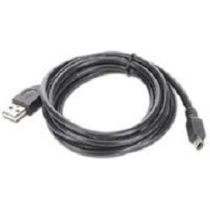 CABLE USB2 AM-MINI 1.8M BLACK/CCP-USB2-AM5P-6 GEMBIRD