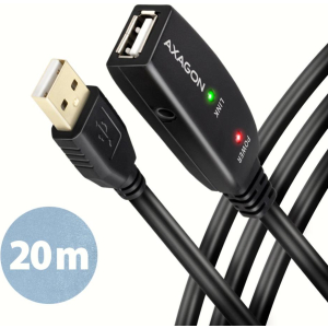 CABLE USB2.0 A-M/A-F ACTIVE/20M ADR-220 AXAGON