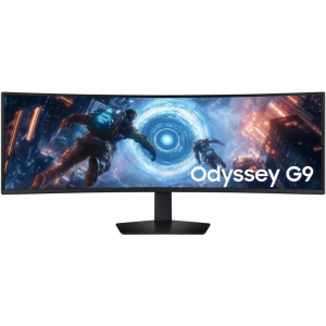 LCD Monitor SAMSUNG LS49FG910EUXEN 49" Gaming/Curved Swivel Height adjustable Tilt Matte Panel VA 5120x1440 32:9 144Hz 1 ms Colour Black LS49FG910EUXEN