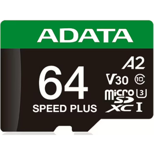 MEMORY MICRO SDXC 64GB UHS-I/UD64GUI3V30A2SP-RA1 ADATA
