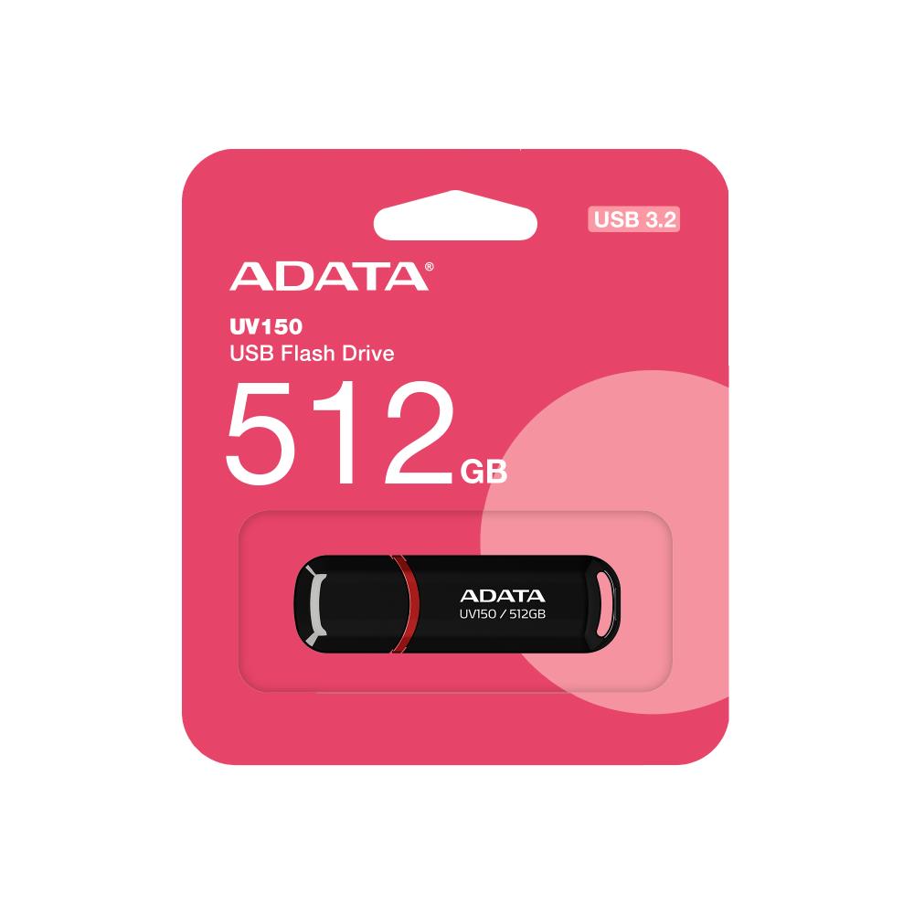 MEMORY DRIVE FLASH USB3 512GB/BLACK AUV150-512G-RBK ADATA - Image 2