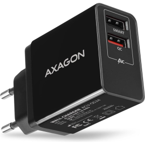 MOBILE CHARGER WALL USB 24W/2PORT ACU-QS24 AXAGON