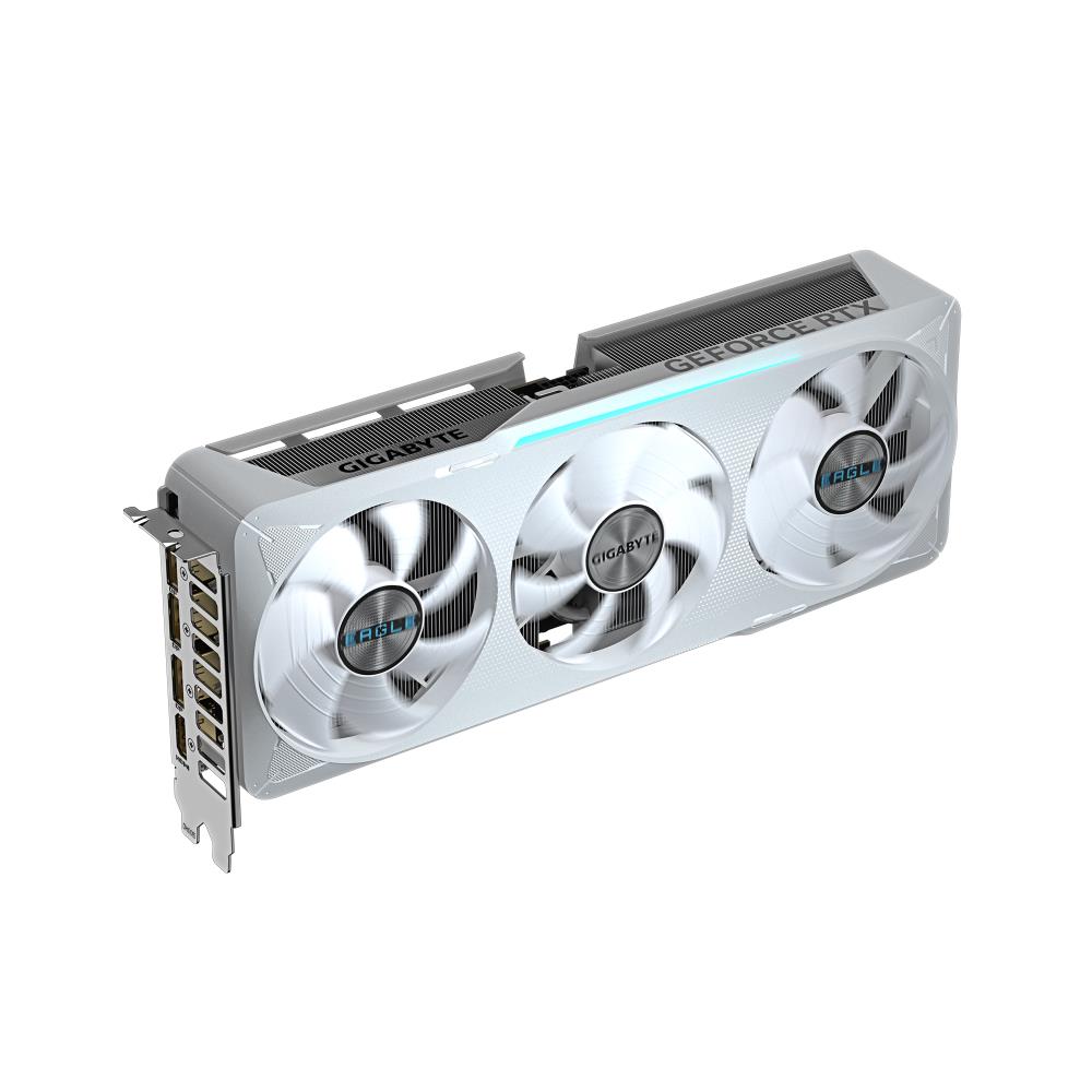 Graphics Card GIGABYTE NVIDIA GeForce RTX 5070 12 GB GDDR7 192 bit PCIE 5.0 16x GPU 2587 MHz Triple slot Fansink 1xHDMI 3xDisplayPort GV-N5070EAGLEOCICE-12GD - Image 2
