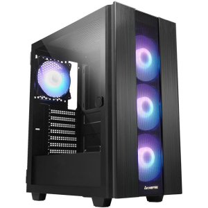 Case CHIEFTEC HUNTER 2 MidiTower Not included ATX MicroATX MiniITX Colour Black GS-02B-OP