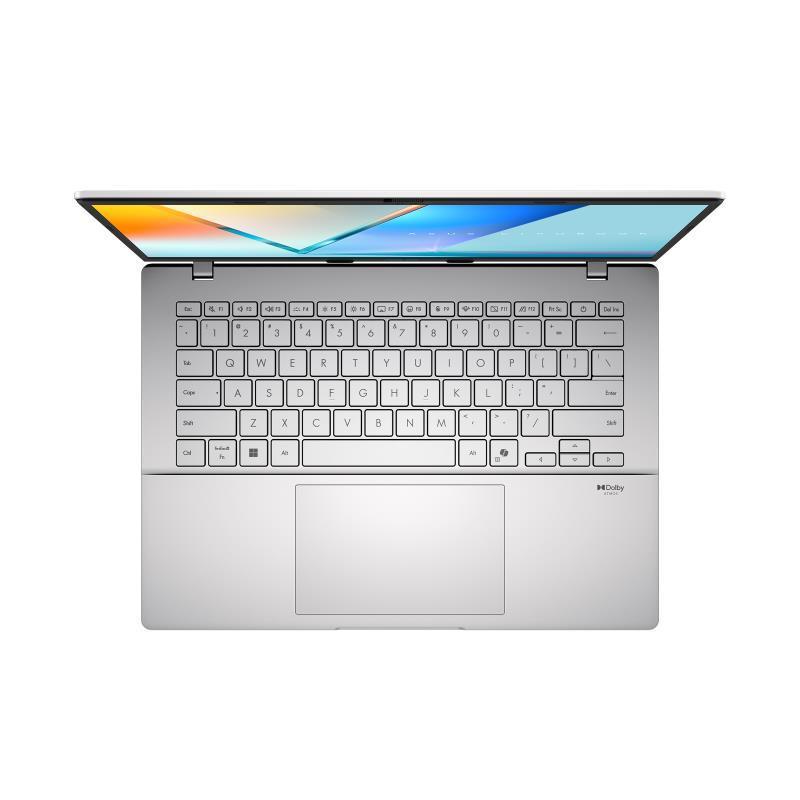 Notebook ASUS VivoBook Series S14 S3407VA-LY076W CPU Core 5 210H 2200 MHz 14" 1920x1200 RAM 16GB DDR5 SSD 512GB Intel UHD Graphics Integrated ENG Windows 11 Home Silver 1.39 kg 90NB1681-M00700 - Image 5