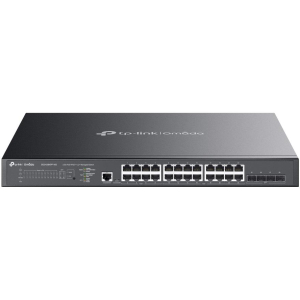 Switch TP-LINK Omada SG3428XPP-M2 Desktop/pedestal Rack 24x2.5GbE 4xSFP+ 1xConsole 1 PoE+ ports 16 500 Watts SG3428XPP-M2