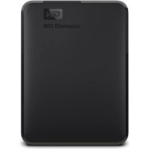 External HDD WESTERN DIGITAL Elements Portable WDBHJS0060BBK-WESN 6TB USB 3.0 Colour Black WDBHJS0060BBK-WESN