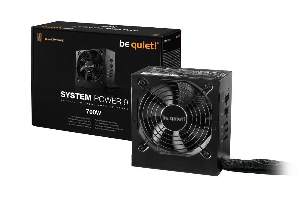 Power Supply BE QUIET 700 Watts Efficiency 80 PLUS BRONZE PFC Active MTBF 100000 hours BN303 - Image 3