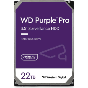 HDD WESTERN DIGITAL Purple Pro 22TB SATA 512 MB 7200 rpm 3,5" WD221PURP