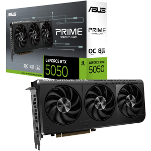 Graphics Card ASUS NVIDIA GeForce RTX 5050 8 GB GDDR6 128 bit PCIE 5.0 16x GPU 2670 MHz Two and Half Slot Fansink PRIME-RTX5050-O8G