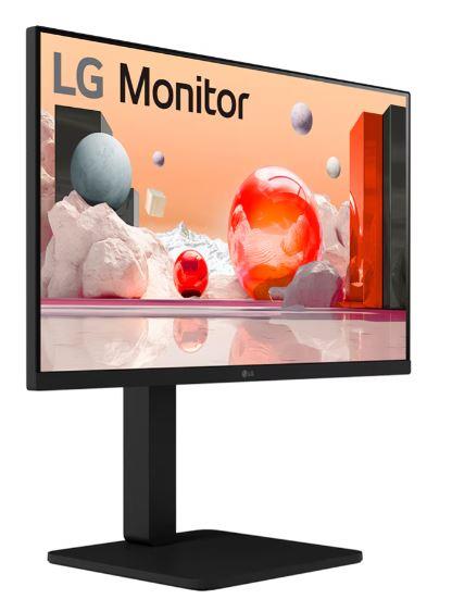 LCD Monitor LG 24BA550-B 24" Panel IPS 1920x1080 16:9 100 Hz Matte 5 ms Speakers Swivel Pivot Height adjustable Tilt Colour Black 24BA550-B - Image 2