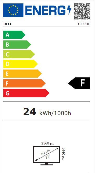 LCD Monitor DELL U2424H 23.8" Panel IPS 1920x1080 16:9 120Hz Matte 8 ms Swivel Pivot Height adjustable Tilt 210-BKTZ - Image 7