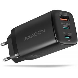MOBILE CHARGER WALL USB 65W/GAN 3PORT ACU-DPQ65 AXAGON