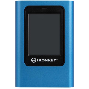 External SSD KINGSTON IronKey Vault Privacy 80 960GB USB 3.2 Write speed 250 MBytes/sec Read speed 250 MBytes/sec IKVP80ES/960G