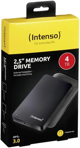 External HDD INTENSO 6023512 4TB USB 3.0 Colour Black 6023512 - Image 4