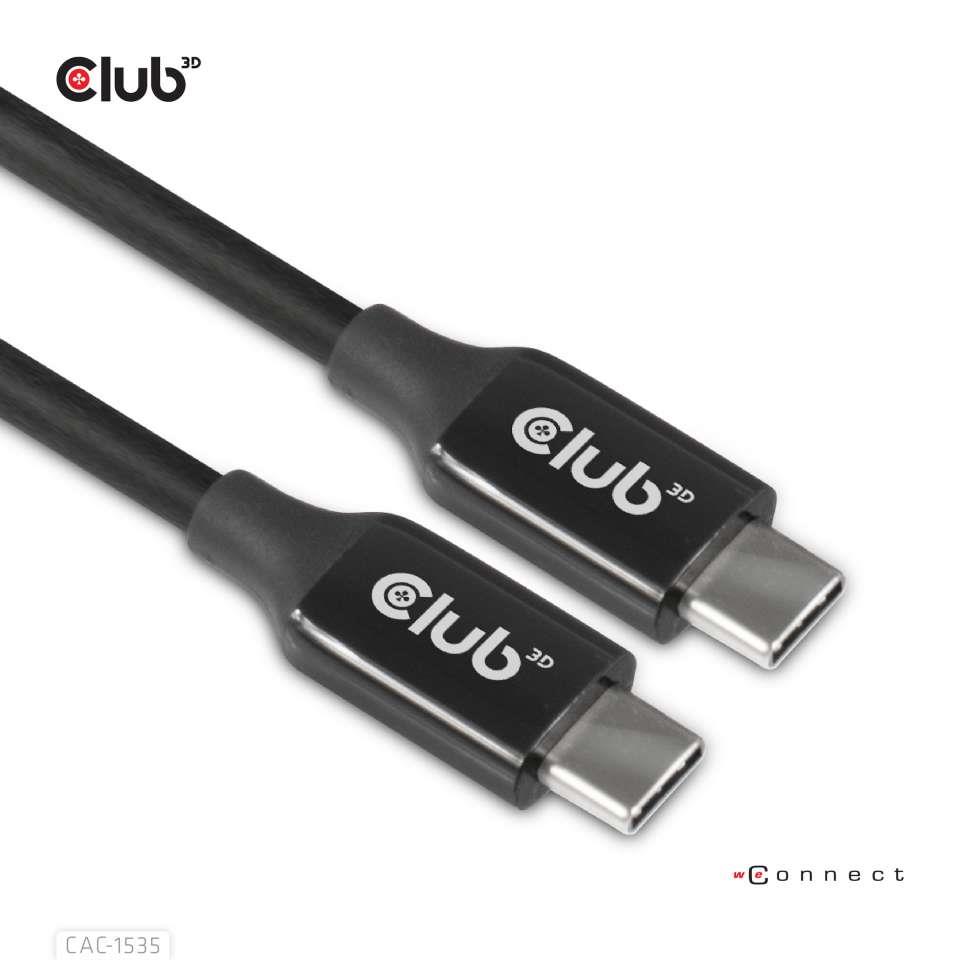 CABLE USB-C TO USB-C 5M/M/M CAC-1535 CLUB3D - Image 3