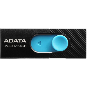 MEMORY DRIVE FLASH USB2 64GB/BLUE AUV220-64G-RBKBL ADATA