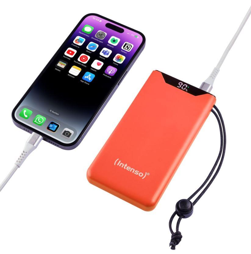 POWER BANK USB 10000MAH QC3.0/ORANGE F10000 7332038 INTENSO - Image 4