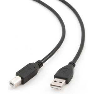 CABLE USB2 AM-BM 3M/BLACK CCP-USB2-AMBM-10 GEMBIRD