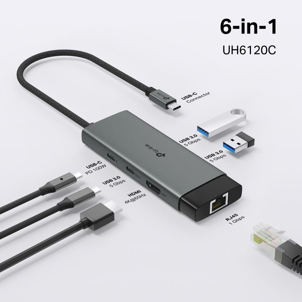 I/O HUB USB-C 6PORT/UH6120C TP-LINK - Image 4