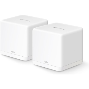 Wireless Router MERCUSYS Wireless Access Point / Router 2-pack 1500 Mbps Mesh IEEE 802.3ac IEEE 802.11a IEEE 802.11b IEEE 802.11g IEEE 802.11n IEEE 802.11ax 2x10/100/1000M LAN  WAN ports 3 HALOH60X(2-PACK)