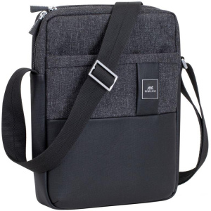 TABLET CASE CROSSBODY 11"/8811 BLACK MELANGE RIVACASE